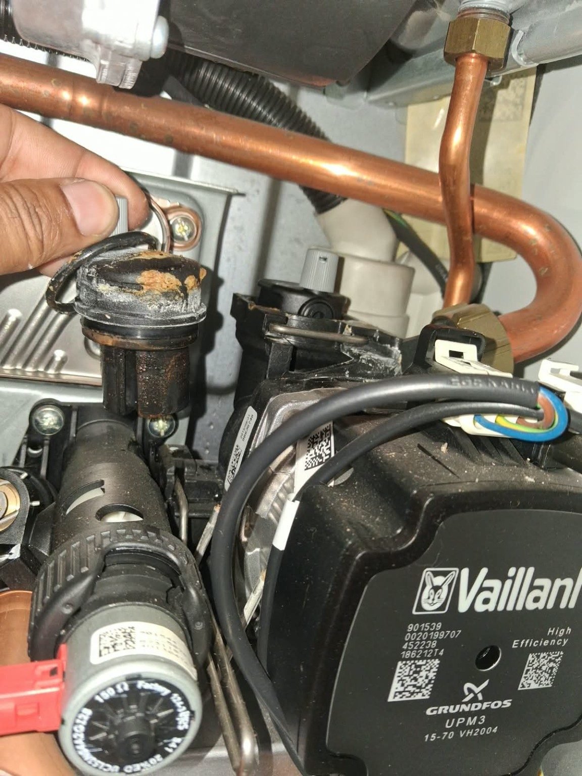 Boiler servicing work