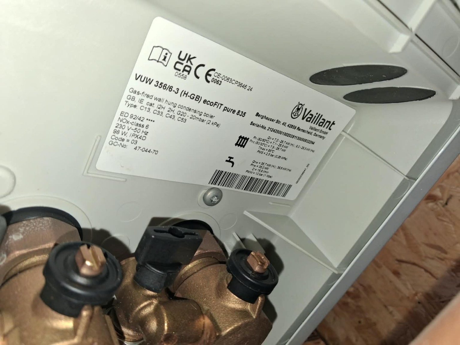 Boiler diagnostic work