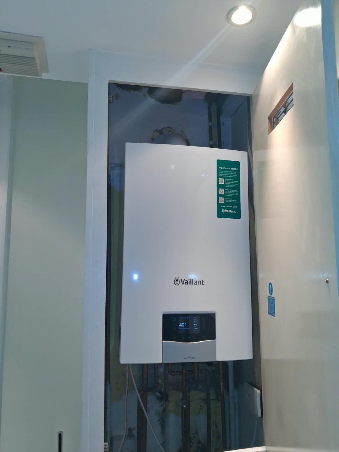 Checkmate Gas boiler work